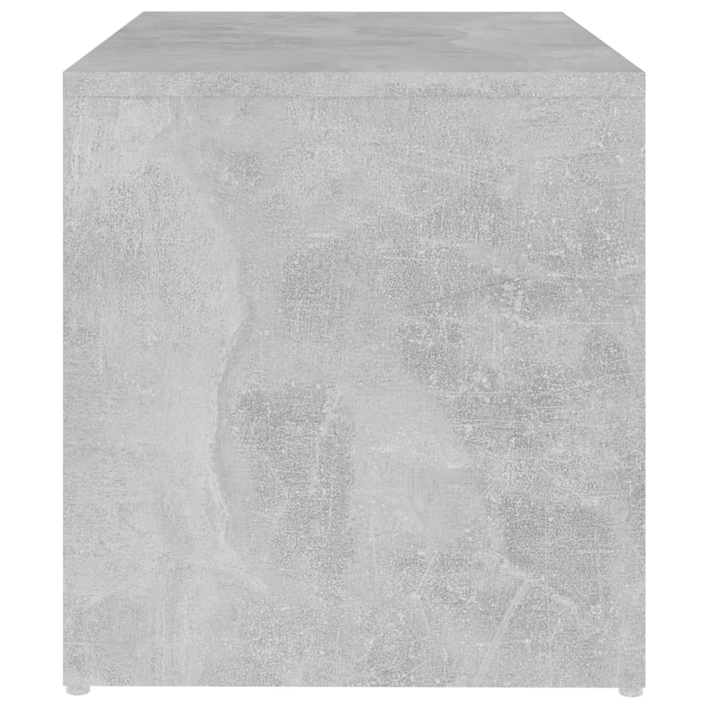 NNEVL Side Table Concrete Grey 59x36x38 cm Chipboard