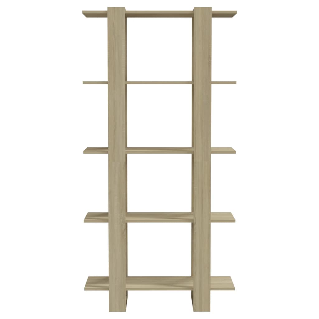 Book Cabinet/Room Divider Sonoma Oak 80x30x160 cm Engineered Wood