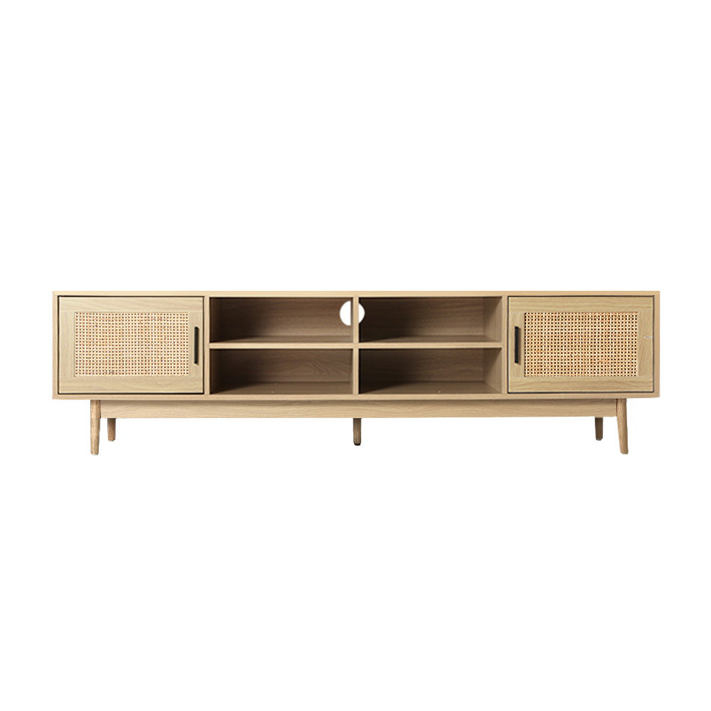 NNEDSZ Artiss TV Cabinet Entertainment Unit 180cm Rattan Cole